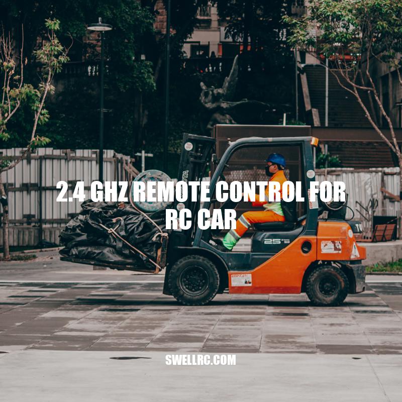 Enhancing RC Car Performance with a 2.4 GHz Remote Control
