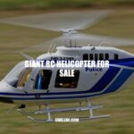 Giant RC Helicopter for Sale: A Guide to Choosing the Best Model