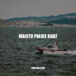 Maisto Police Boat: A Realistic and Fun Toy for Kids of All Ages