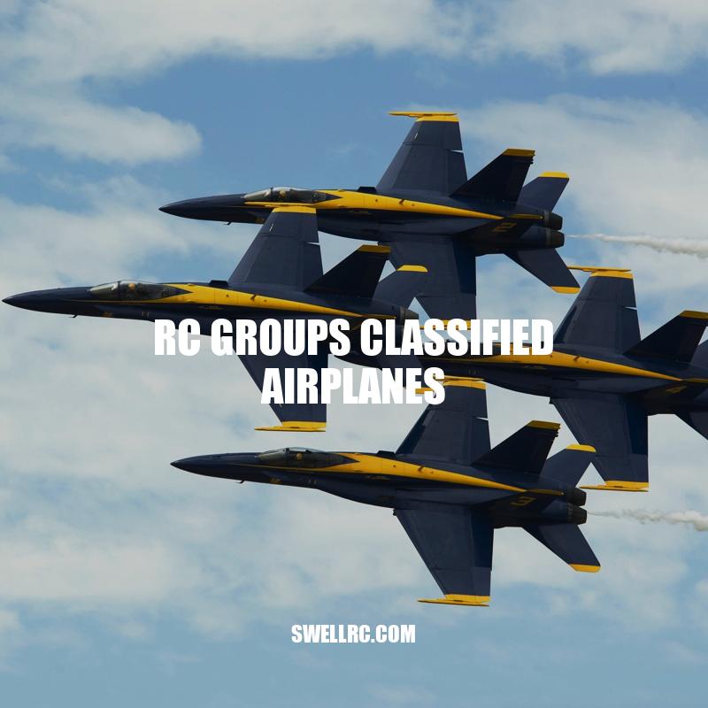 RC Groups Classified Airplanes: The Ultimate Marketplace for RC Enthusiasts