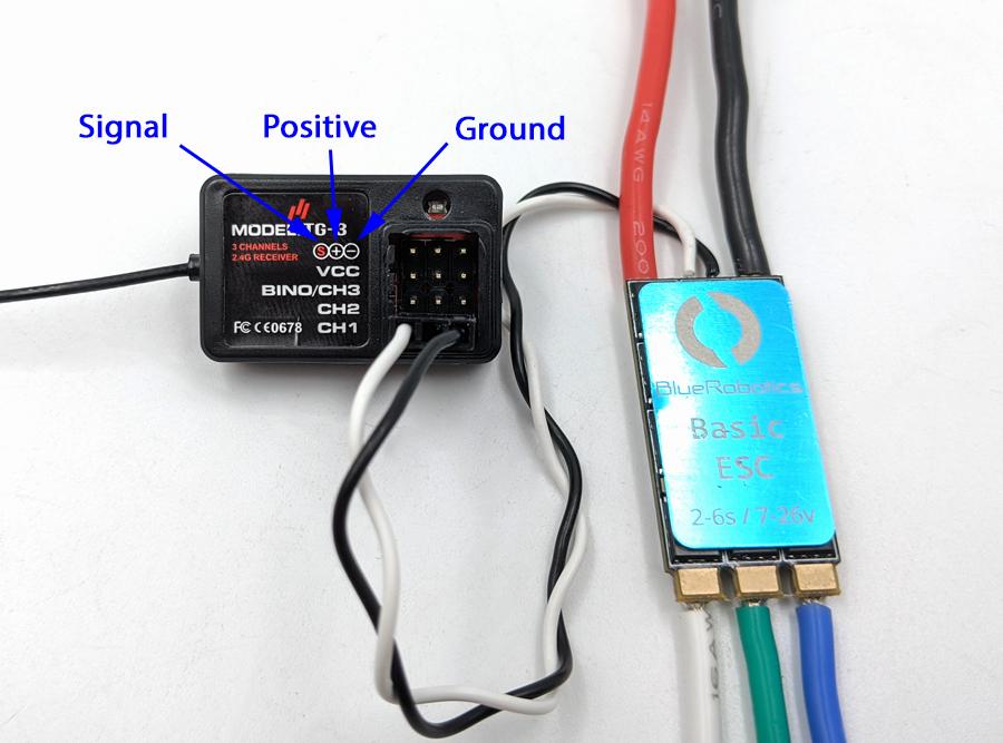 Connecting your RC speed controller
