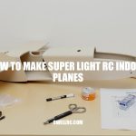 How to Make Super Light RC Indoor Planes