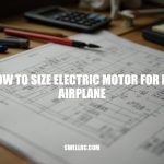 How to Size Electric Motor for RC Airplane