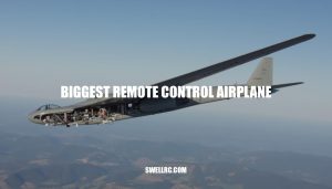 The Biggest Remote Control Airplane: A World of Innovation and Wonder
