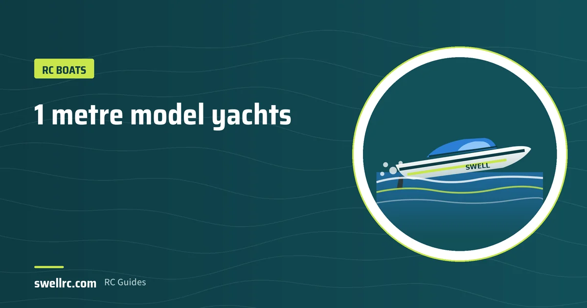 Illustration: 1 metre model yachts – SwellRC RC Boats guide