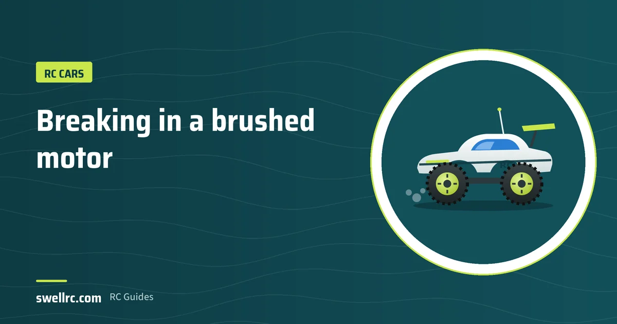 Illustration: brushed RC motor break-in – SwellRC RC Cars guide