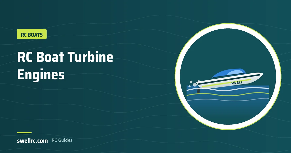 Illustration: RC boat with turbine engine – SwellRC RC Boats guide