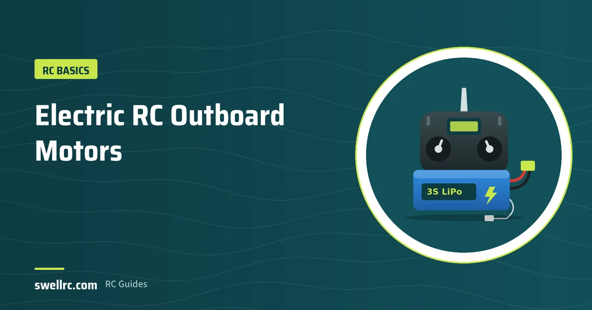 Illustration: Electric RC outboard motor – SwellRC RC Basics guide