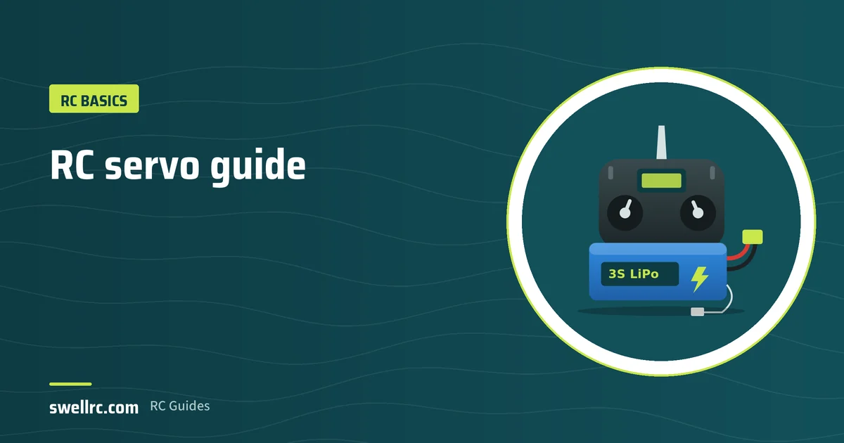 Illustration: RC servo sizes and specs – SwellRC RC Basics guide