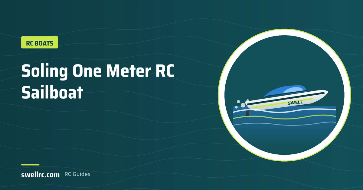 Illustration: Soling One Meter RC sailboat – SwellRC RC Boats guide