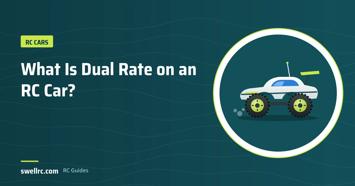 Illustration: RC car transmitter dual rate knob – SwellRC RC Cars guide